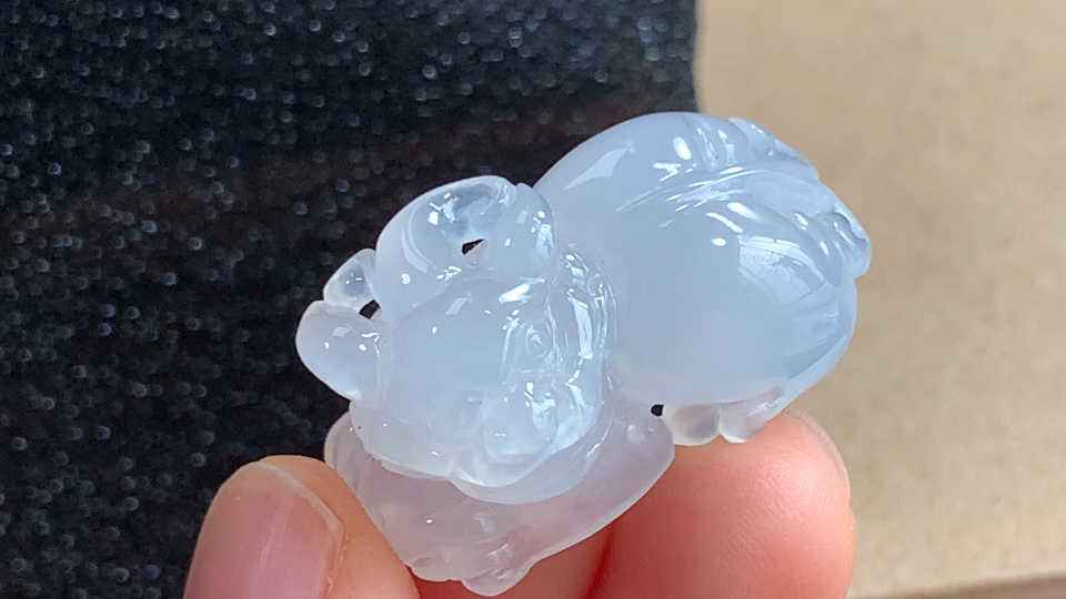 ️ 招财霸王貔貅，无裂，尺寸31.0-16.8-16.8mm，包A附证书