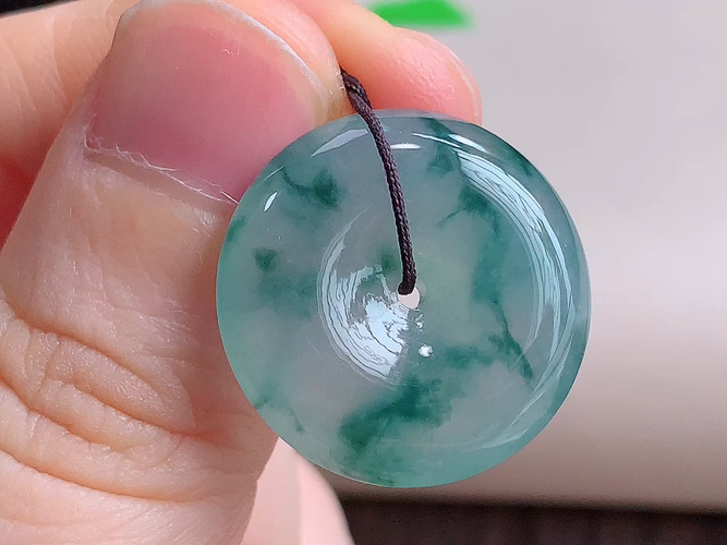平安扣，无裂，尺寸21.1-6.0mm，包A附证书