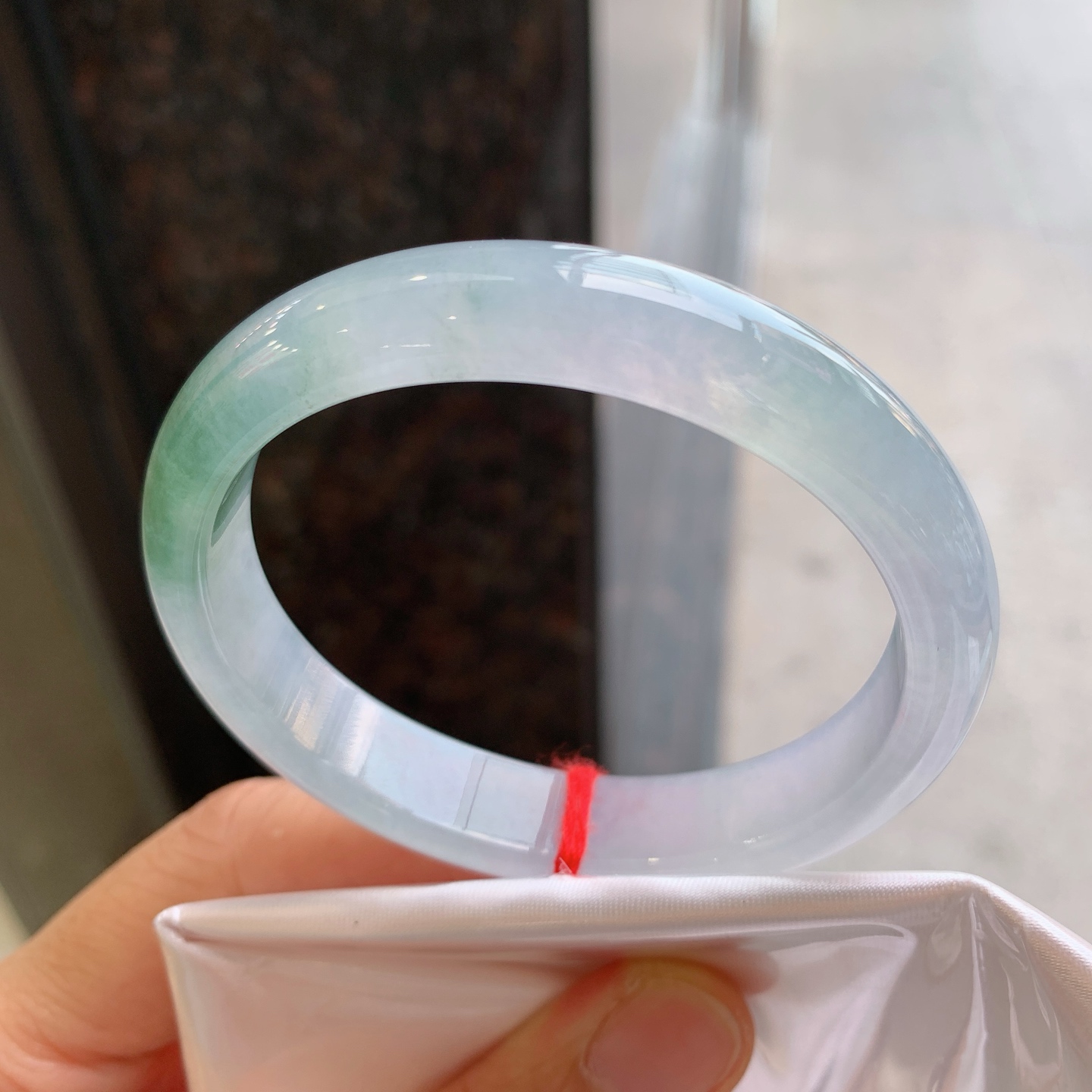 贵妃冰油 微细纹 尺寸：55.5/50/12/7 冰润