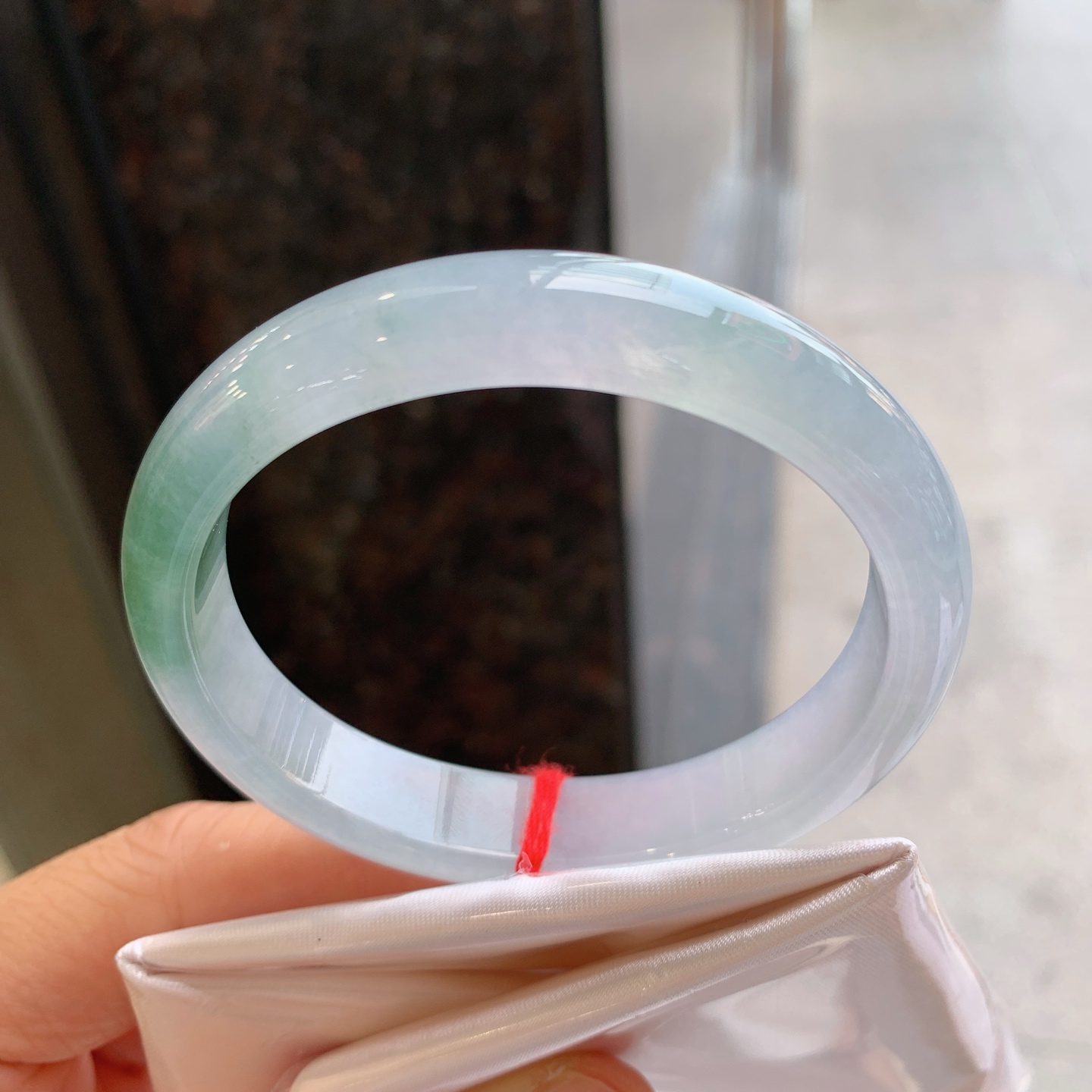 贵妃冰油 微细纹 尺寸：55.5/50/12/7 冰润
