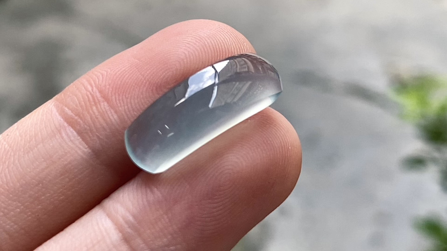 ️ 玻璃蓝钢马鞍 19.2*6 完整