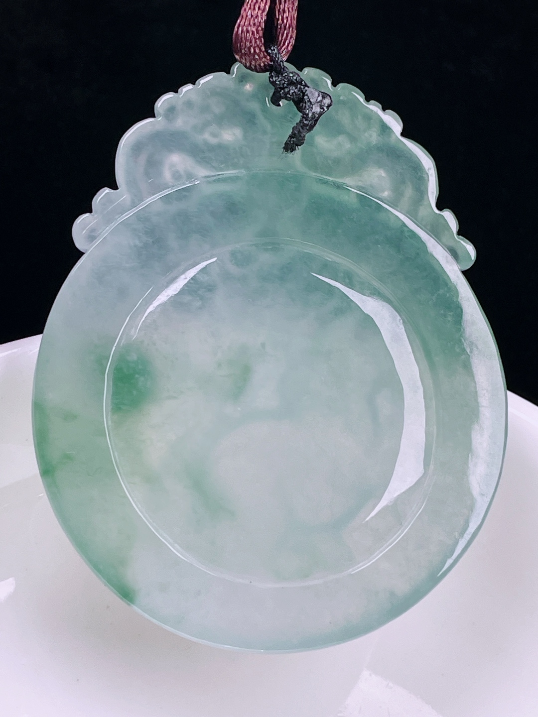 ️，老种起光，细底通透，尺寸：49/40/5.6mm0724