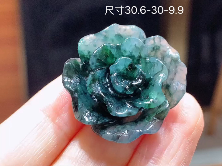 冰飘花花朵 无裂, 尺寸，30.6-30-9.9
