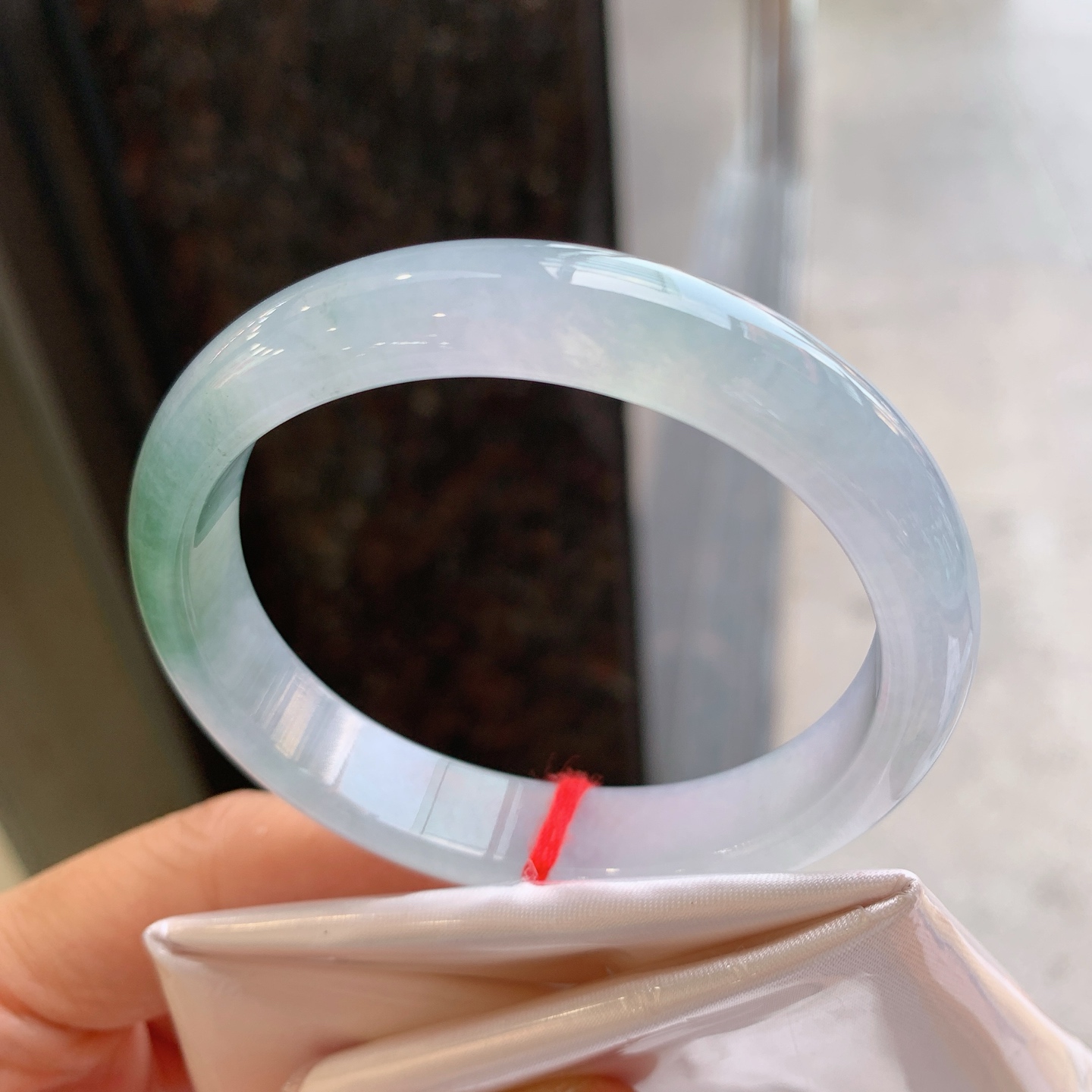 贵妃冰油 微细纹 尺寸：55.5/50/12/7 冰润