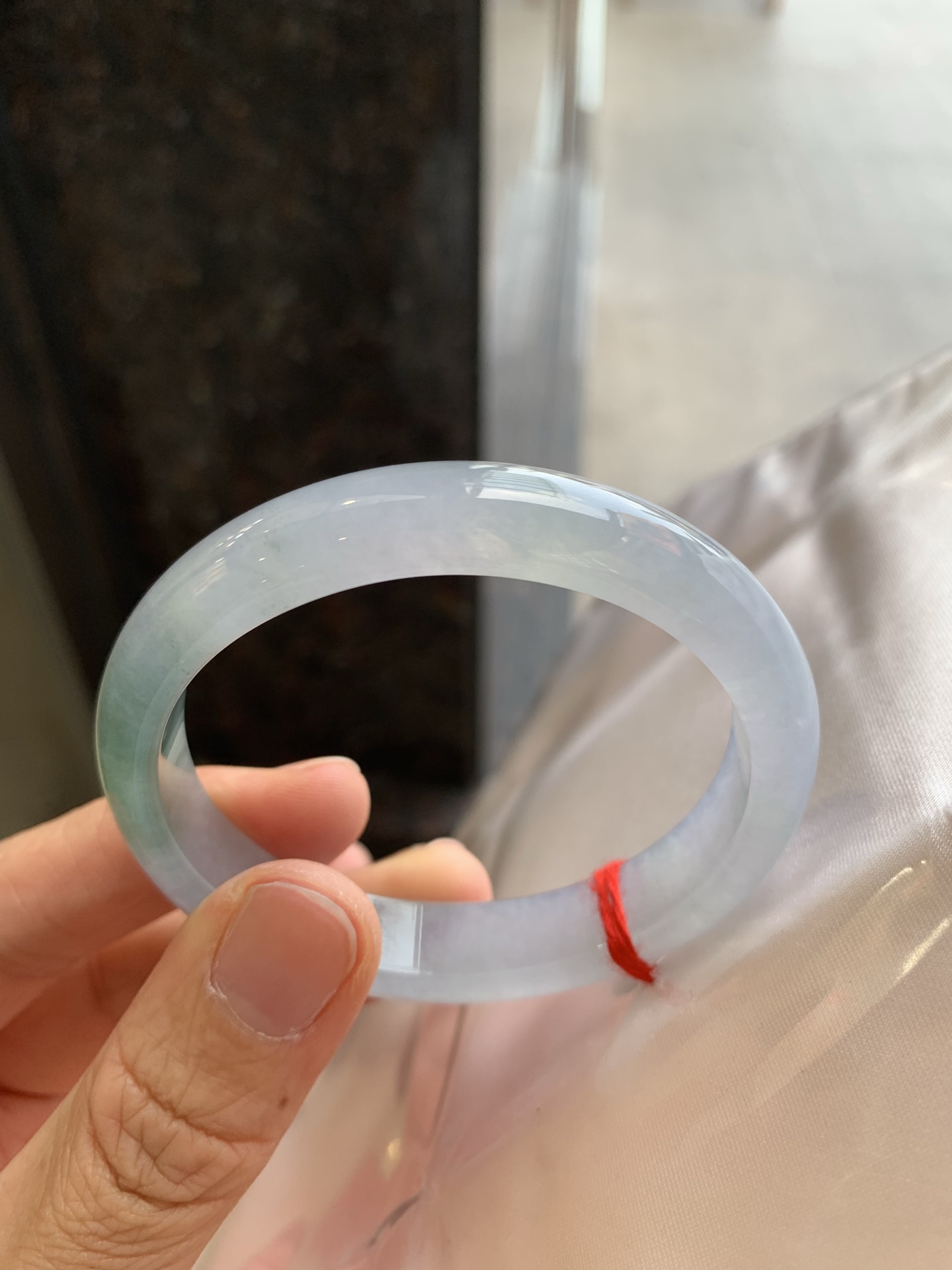 贵妃冰油 微细纹 尺寸：55.5/50/12/7 冰润