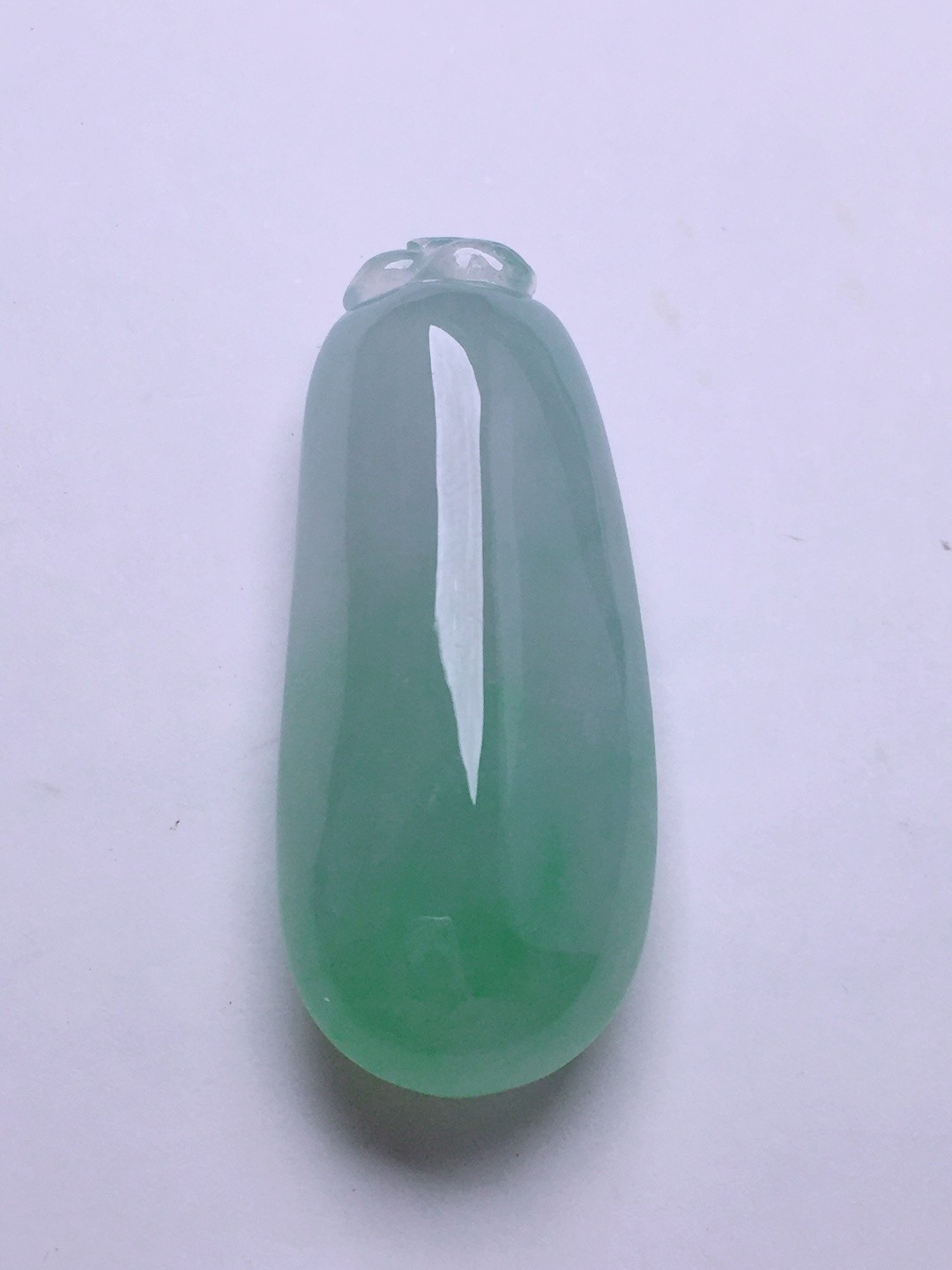 ️绿福瓜吊坠，晶莹剔透，新颖时尚，无裂，41-17-11