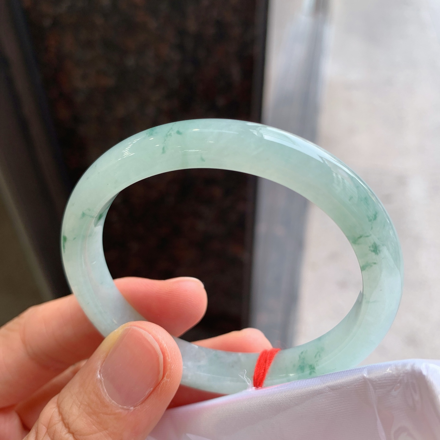 贵妃飘花 微细纹 尺寸：55/48/9/7.4 细腻