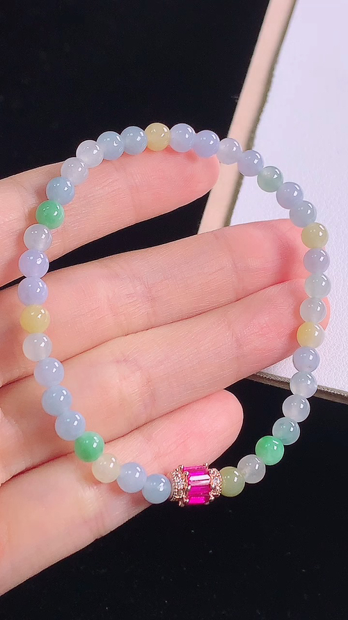 多彩手链，尺寸:4.9-4.9mm 14