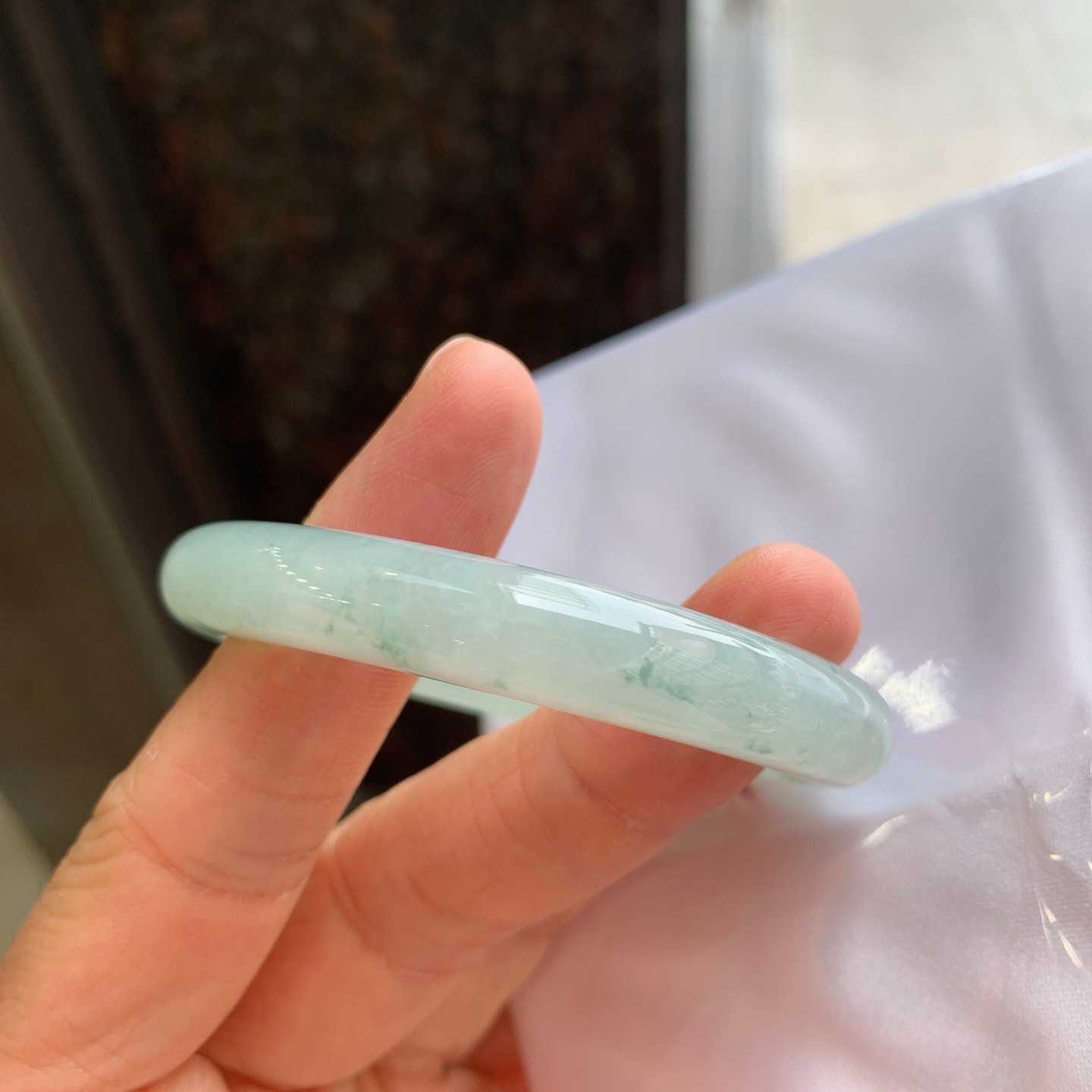 贵妃飘花 微细纹 尺寸：55/48/9/7.4 细腻