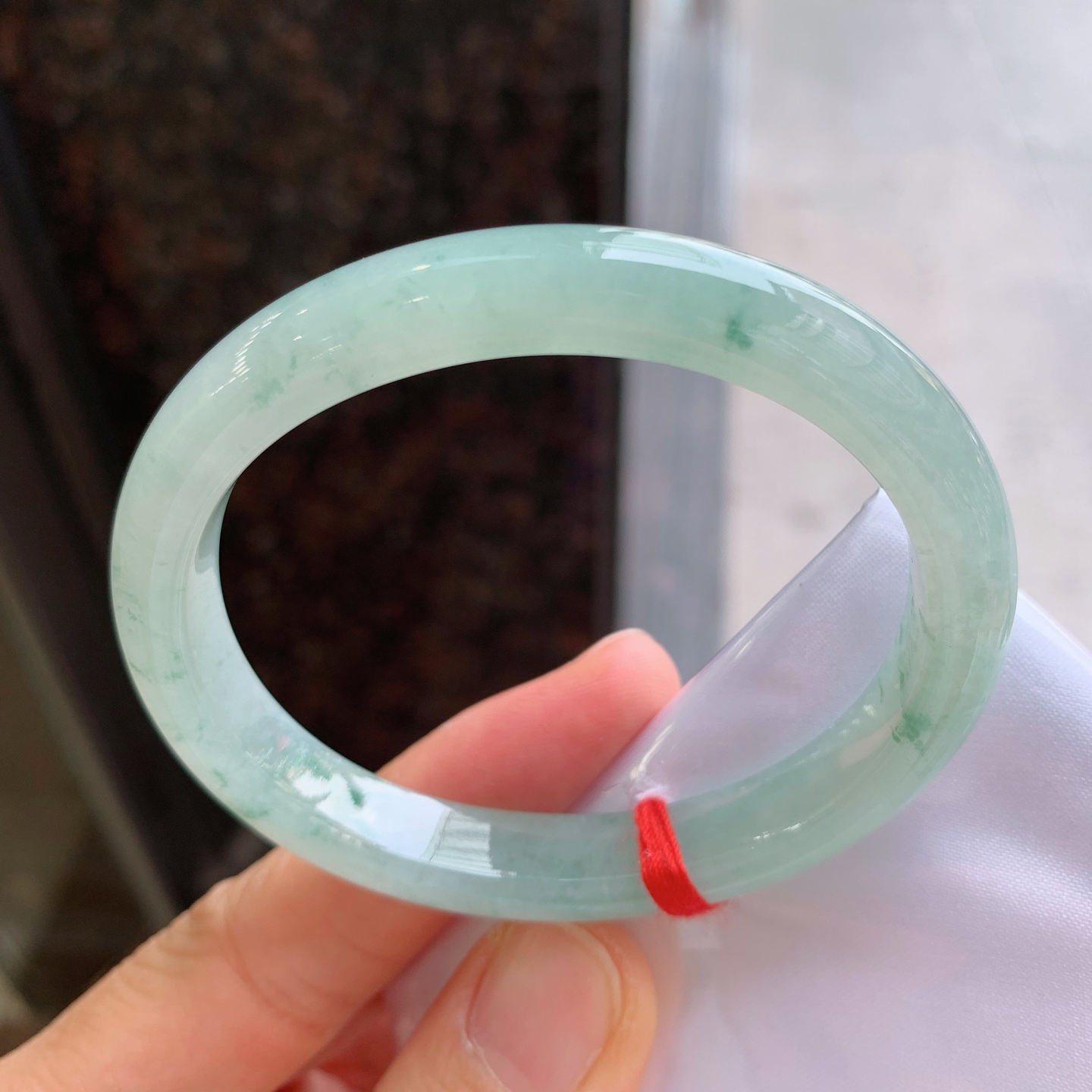 贵妃飘花 微细纹 尺寸：55/48/9/7.4 细腻
