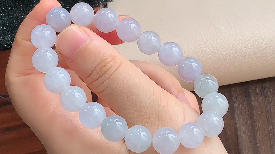 圆珠手串，度高，尺寸取一10.5mm，包A附证书
