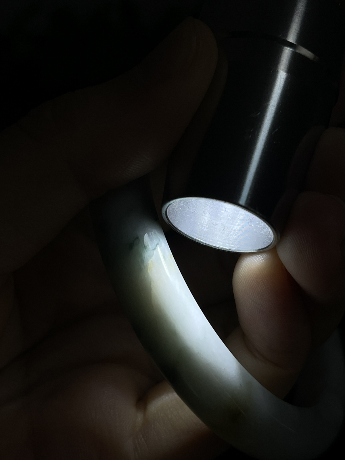 正圈53.8圈口，翡翠手镯