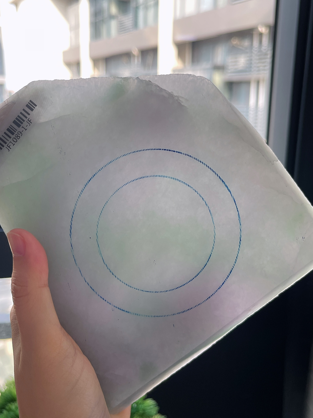 翡翠板料，⭕️正圈最大做62，圆条最大做58