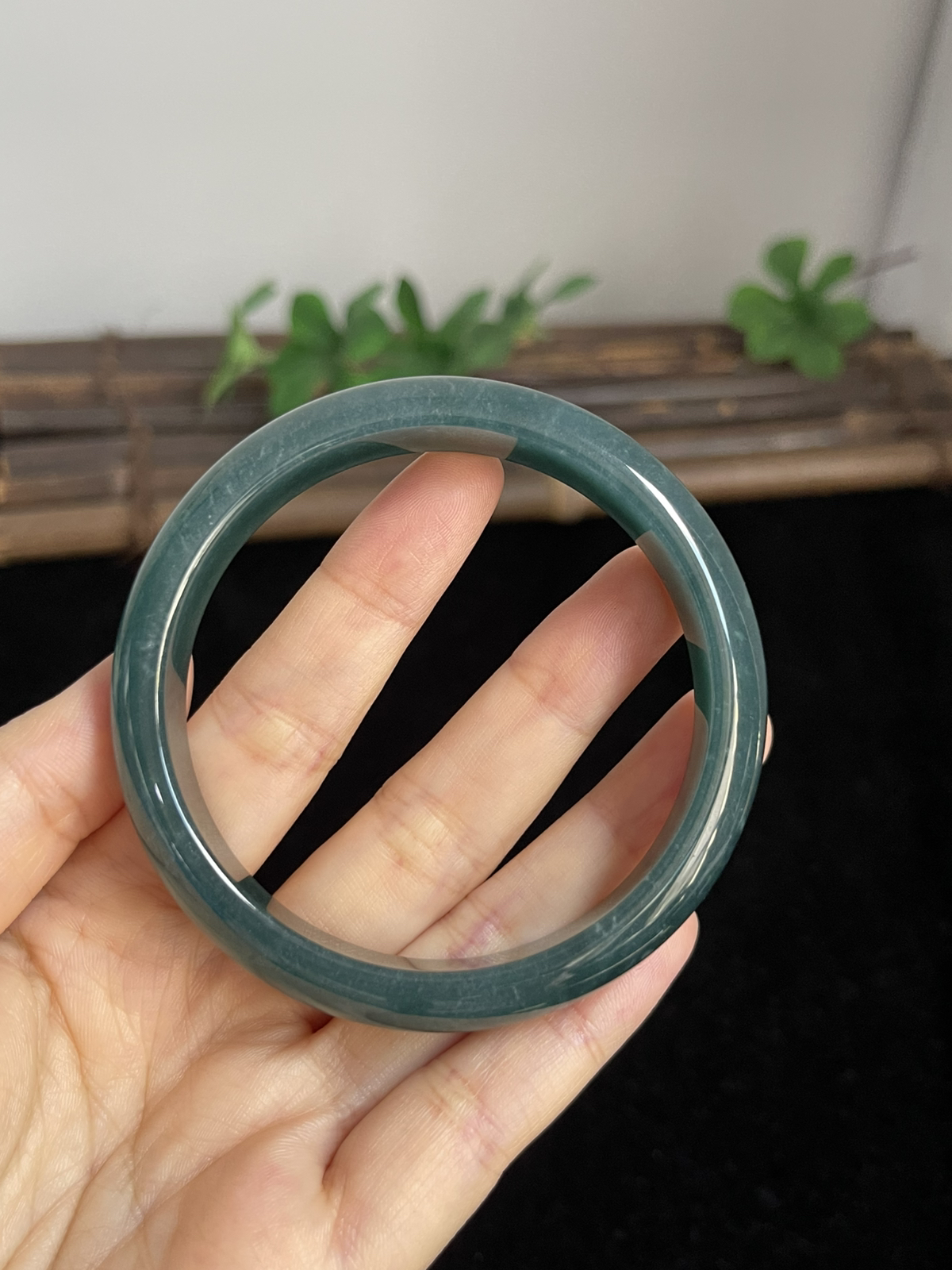 正圈58圈口，翡翠手镯