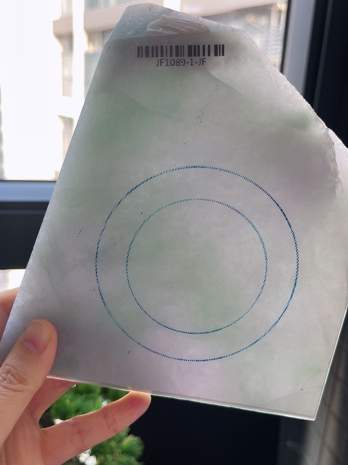 翡翠板料，⭕️正圈最大做62，圆条最大做58