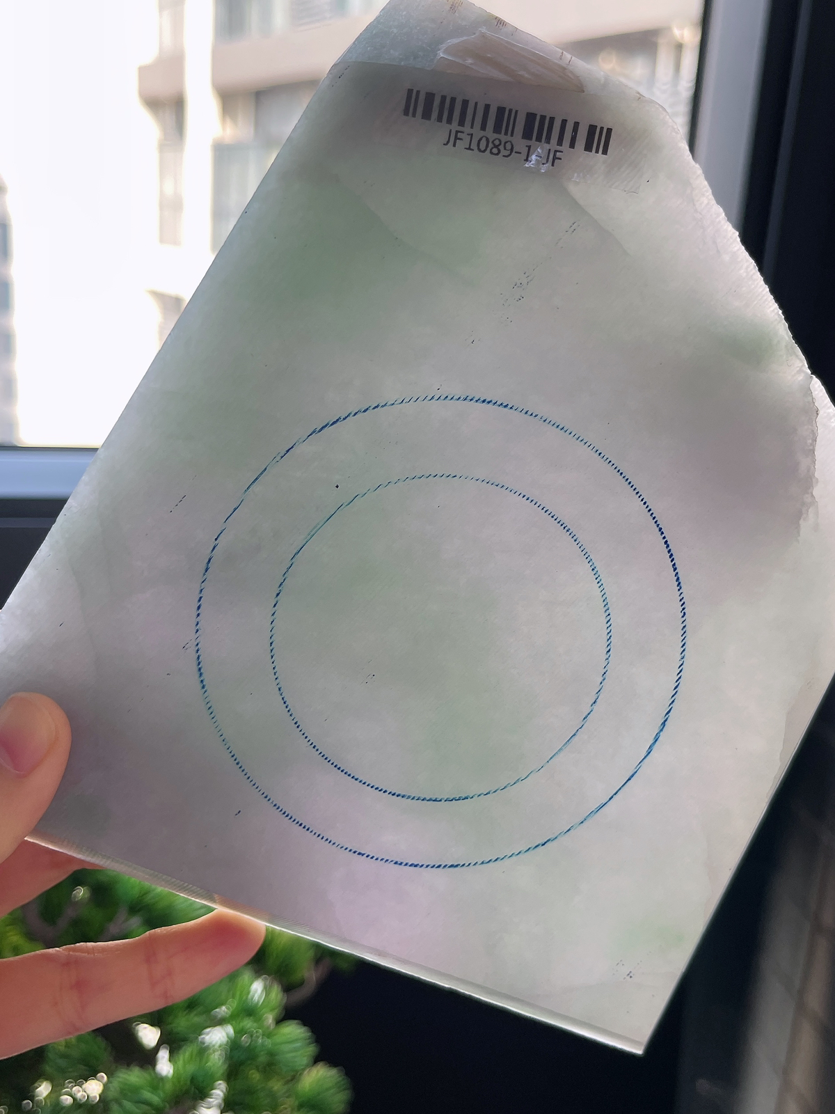 翡翠板料，⭕️正圈最大做62，圆条最大做58