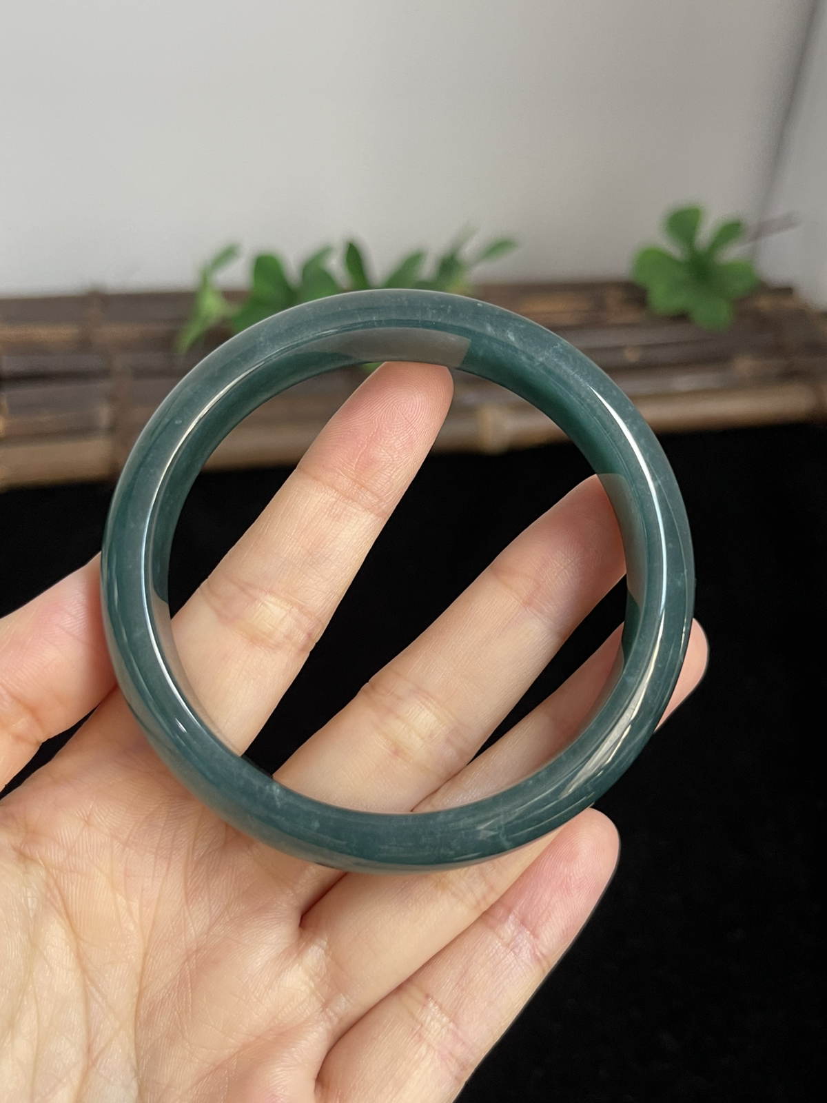 正圈58圈口，翡翠手镯