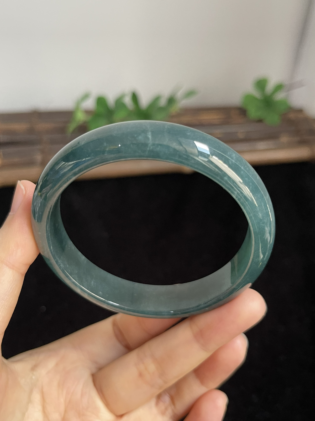 正圈58圈口，翡翠手镯