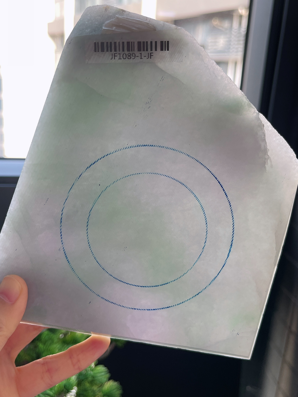 翡翠板料，⭕️正圈最大做62，圆条最大做58