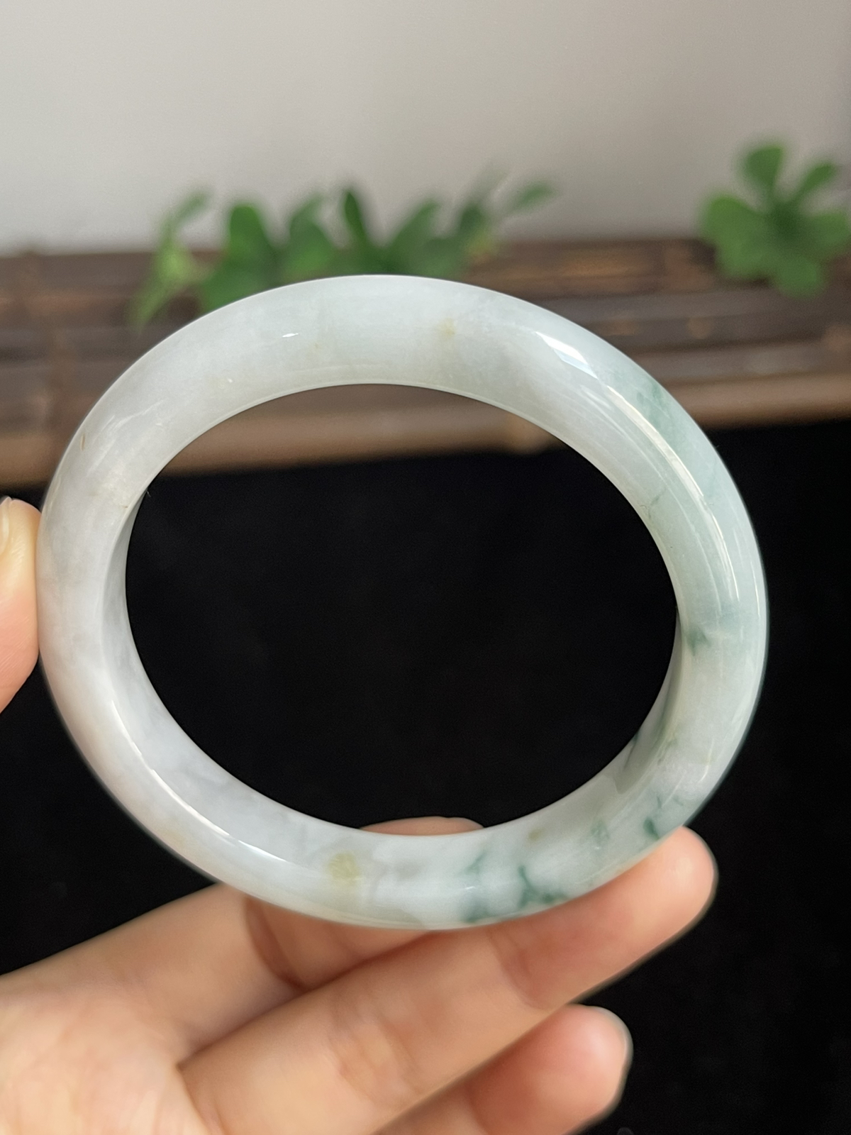 正圈53.8圈口，翡翠手镯