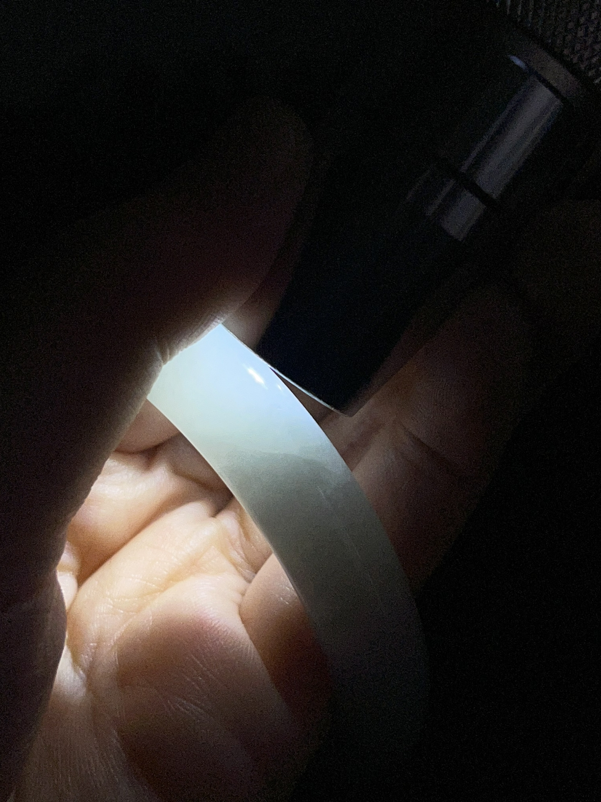 正圈55.5圈口，翡翠手镯