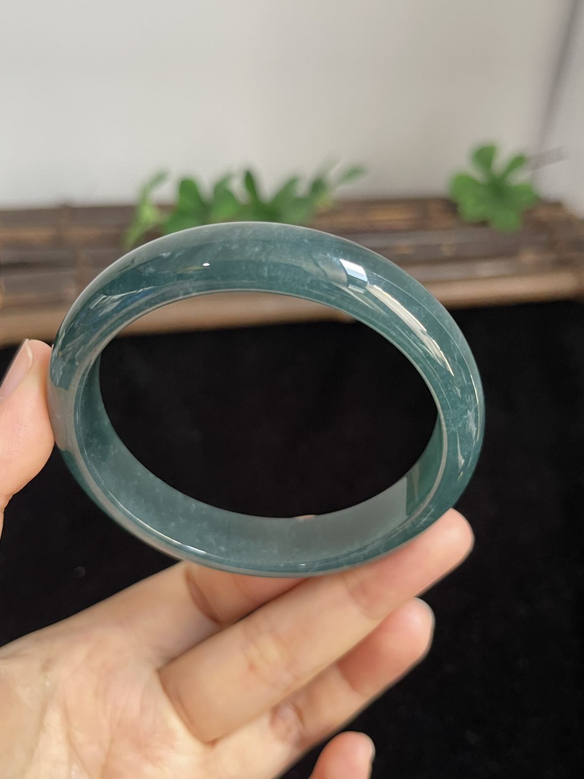 正圈58圈口，翡翠手镯