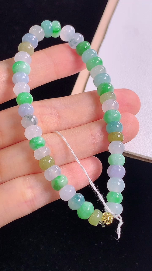 ️多彩手链，尺寸:7.1-3.9mm 21