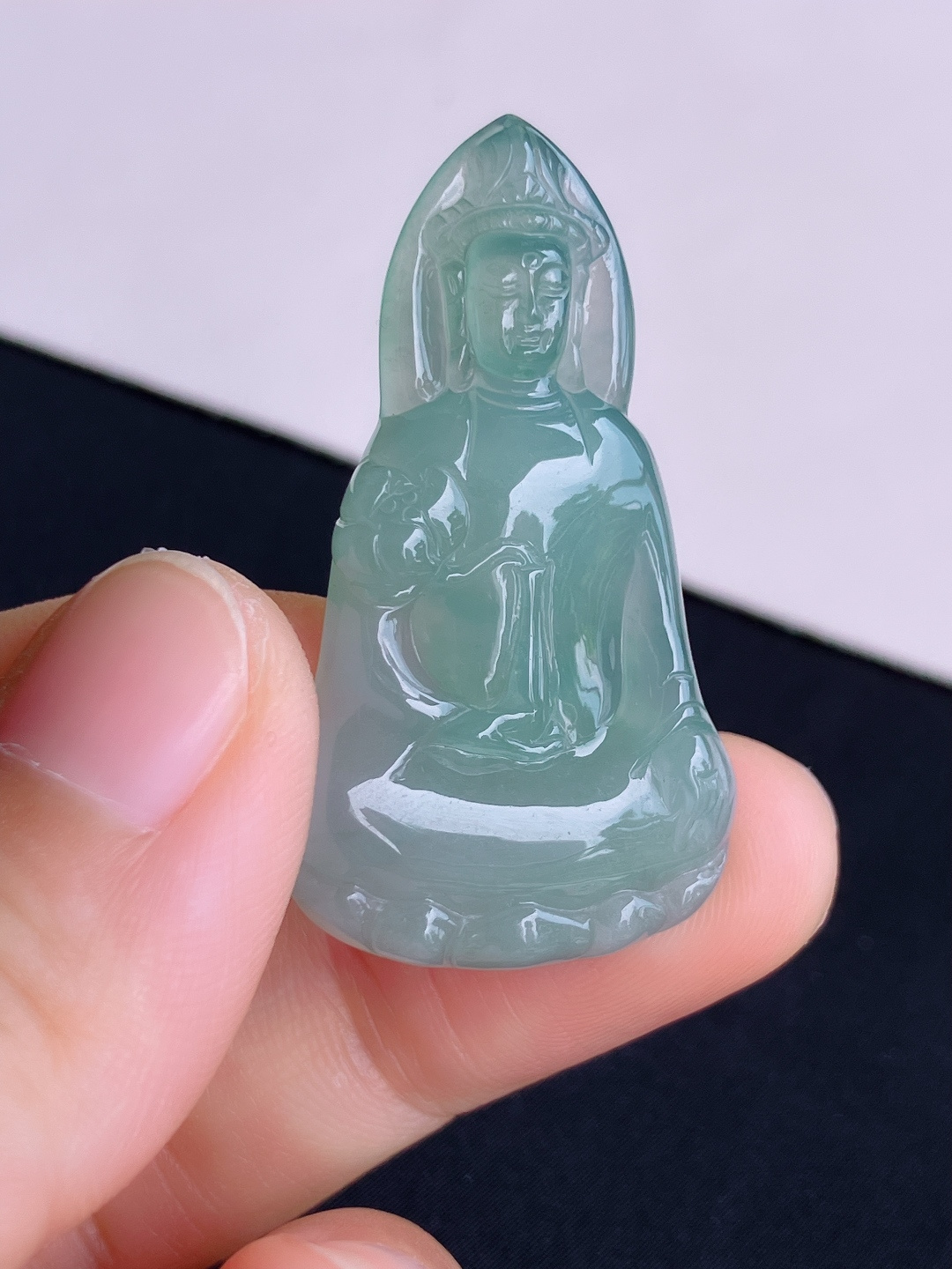️底色素衣观音，晶莹剔透，尺寸42/23.8/6/自然光实拍