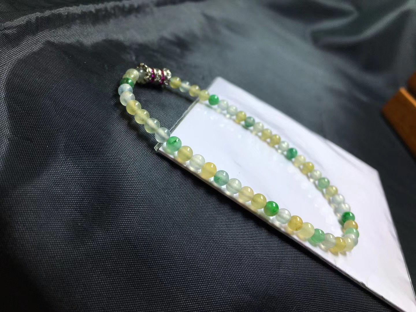 ️ 冰彩小米手链，卡3.6mm，50颗，种好，玉质细腻，均匀，色彩清新，颗颗精选
