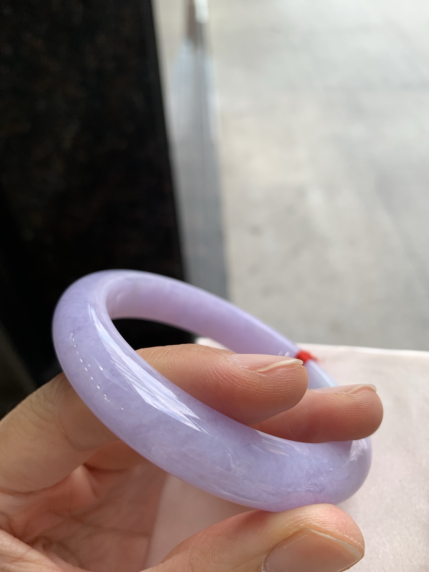 正圈春彩 微细纹 尺寸：59.2/12/9 大圈口
