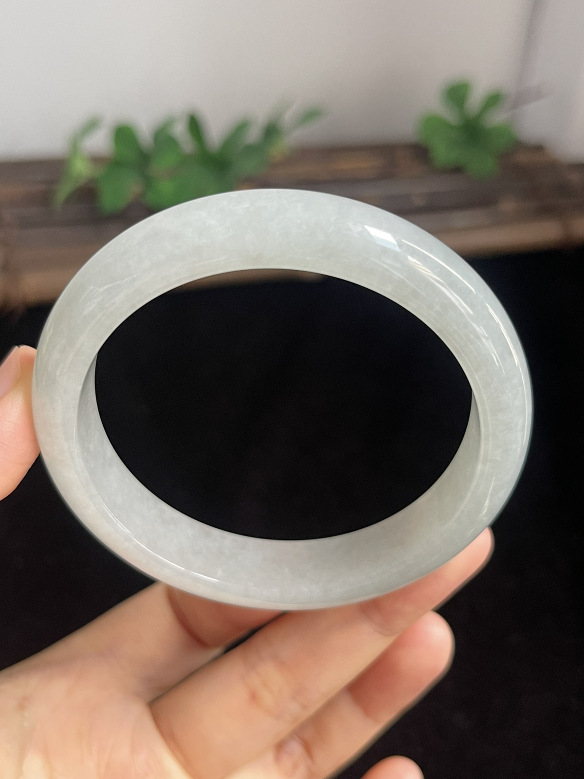 正圈56.7圈口，翡翠手镯