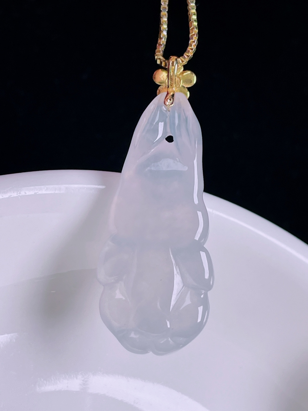 ️兔子，老种起光，细底通透，尺寸：34.8裸石31/13.8/7mm0727