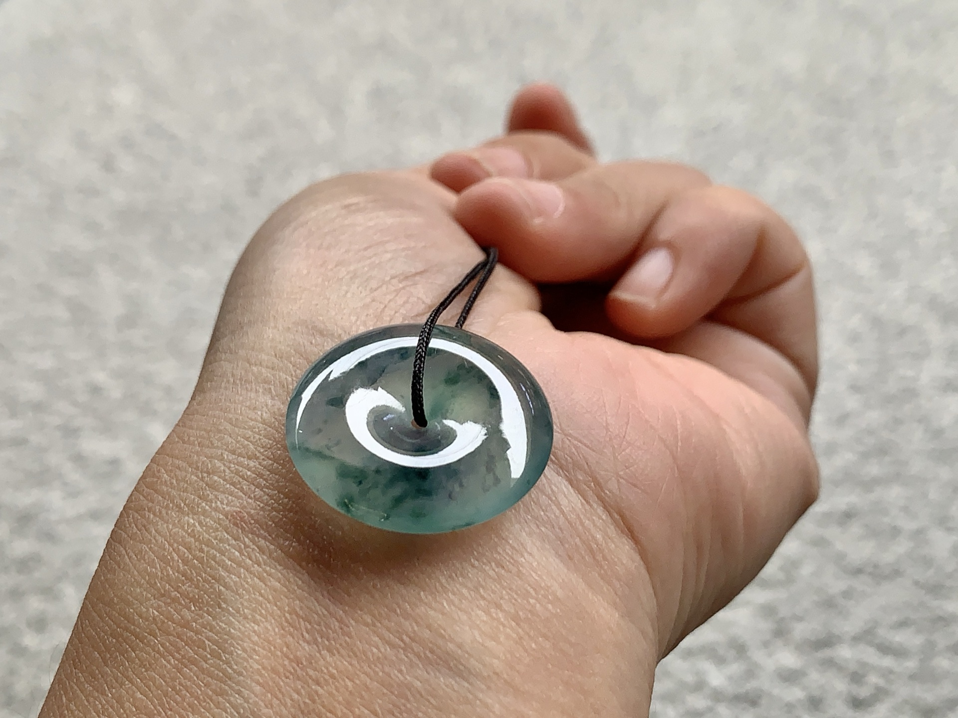 ️ 飘彩平安扣 尺寸：23.5×5