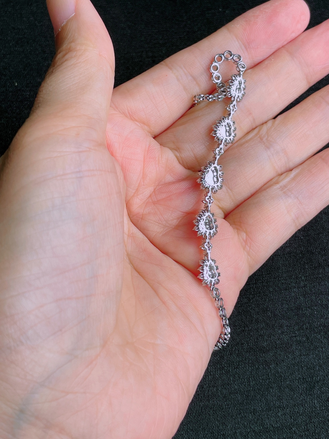 ️高冰绿蛋面手链，晶莹剔透，新颖时尚，5.7-4.8-3