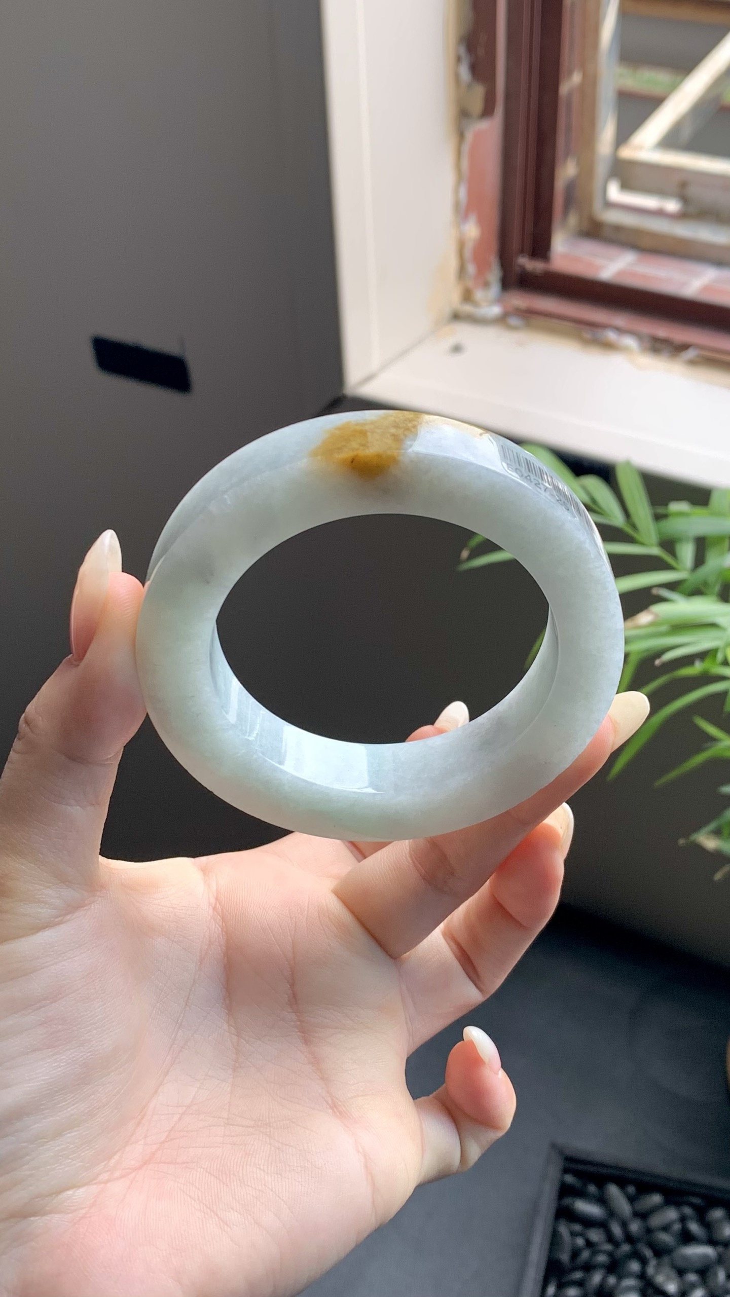 晴底黄翡镯胚 E0427-25 ⭕️53.5-13-10-75