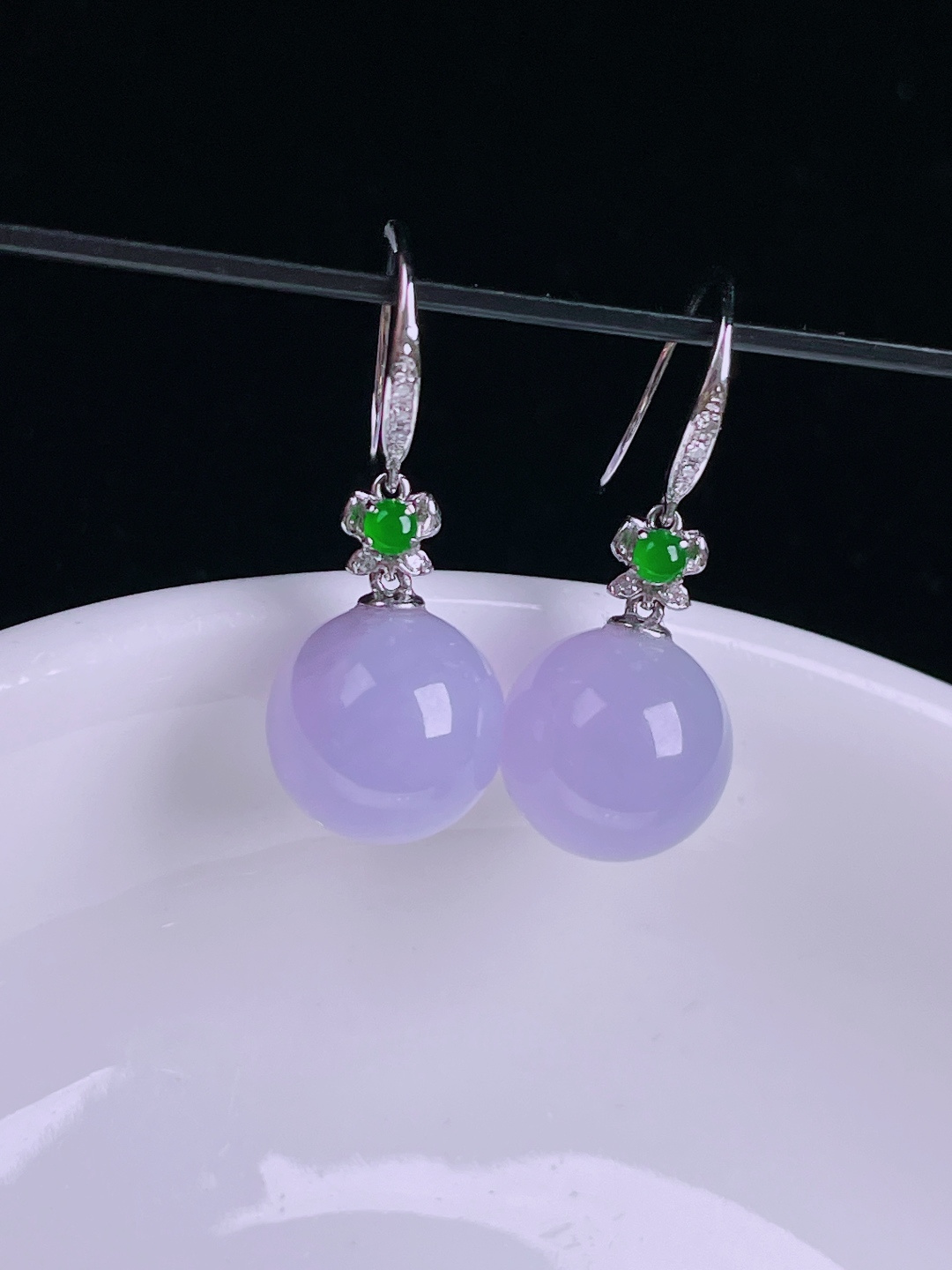 ️老种起光，细底通透，尺寸：裸石9.8mm0727