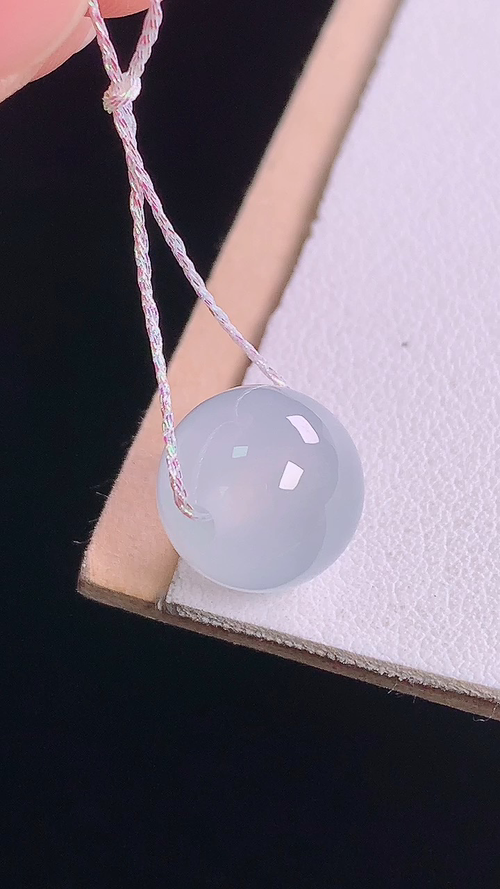 冰种圆珠，尺寸:11.6-11.6mm 24