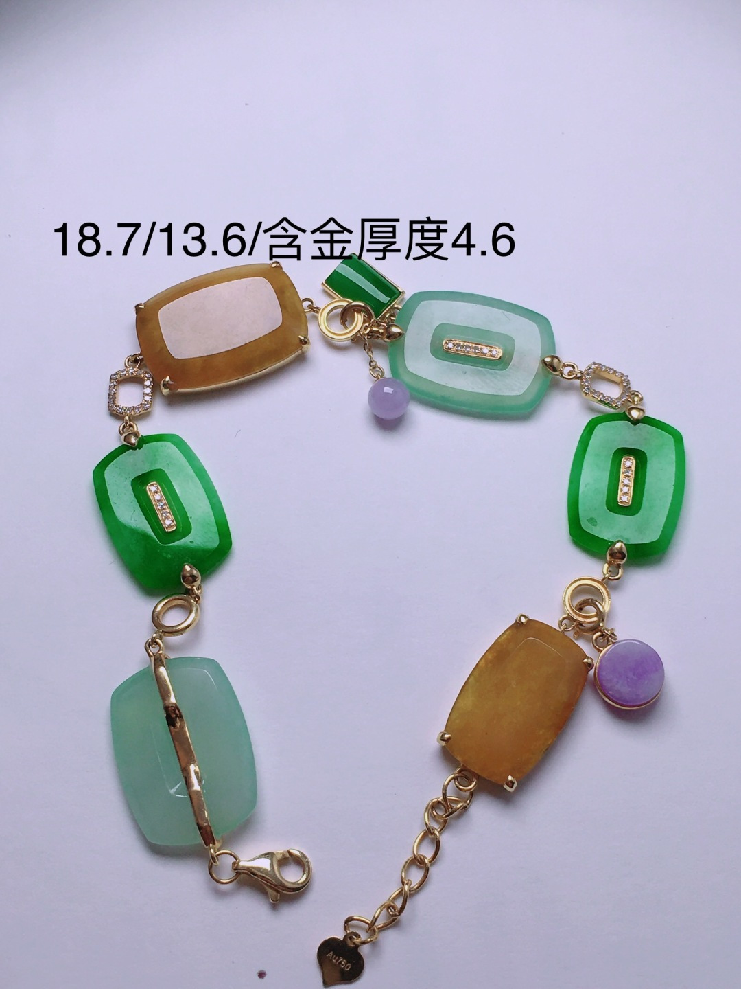 ️高冰多宝福贝手链，晶莹剔透，新颖时尚，18.7-13.6-4.6