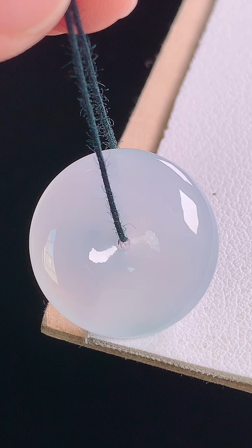 ️冰种平安扣，无裂，尺寸:20.2-4.9mm 26