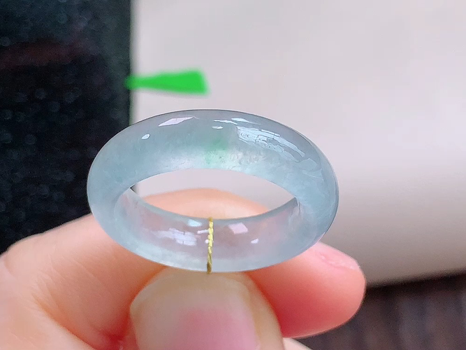 ️ 戒圈，无裂，尺寸17.7-6.0-3.6mm，圈口16，包A附证书2343