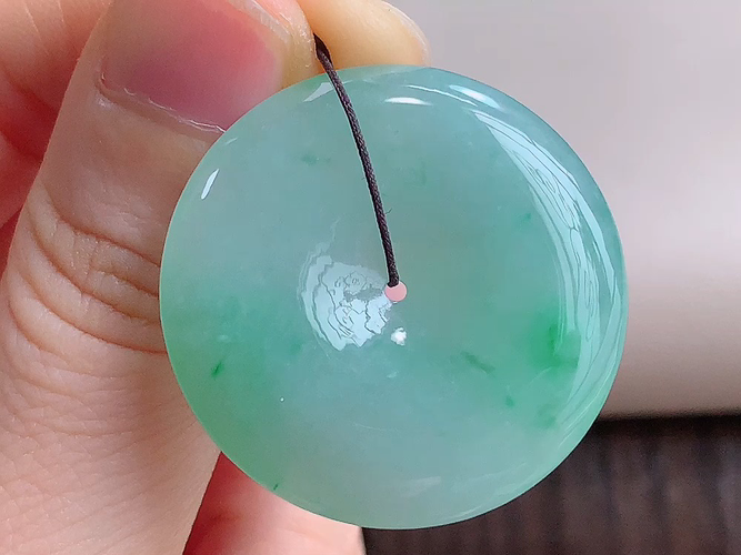 平安扣，无裂，尺寸32.6-6.0mm，包A附证书