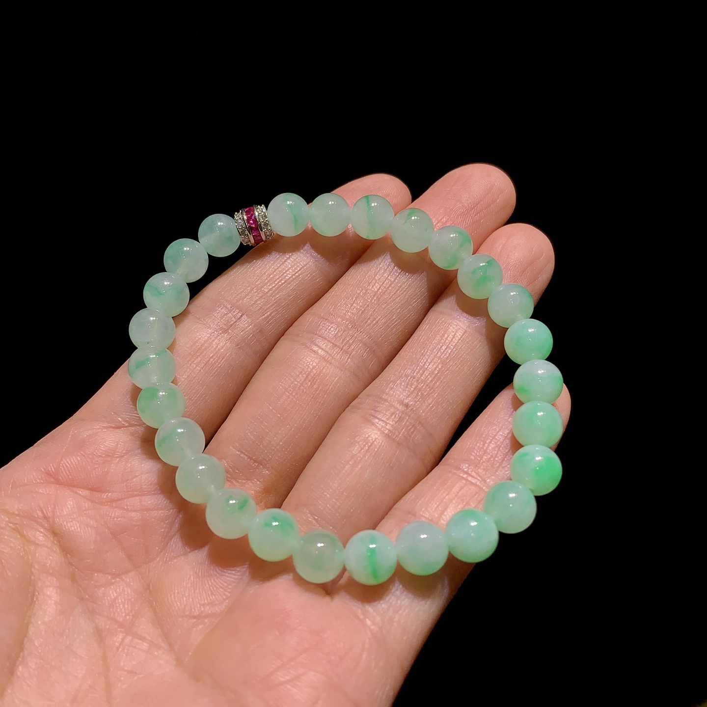 ️ 【飘彩珠串】 尺寸：7mm，共26颗