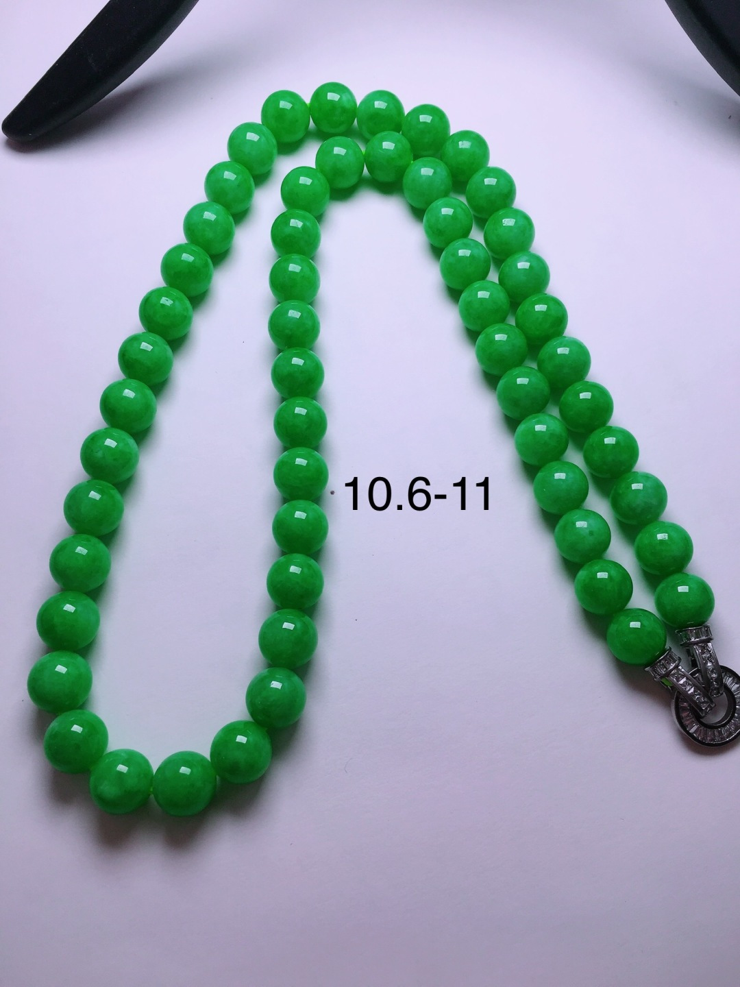 ️绿珠子项链，晶莹剔透，新颖时尚，10.6-11