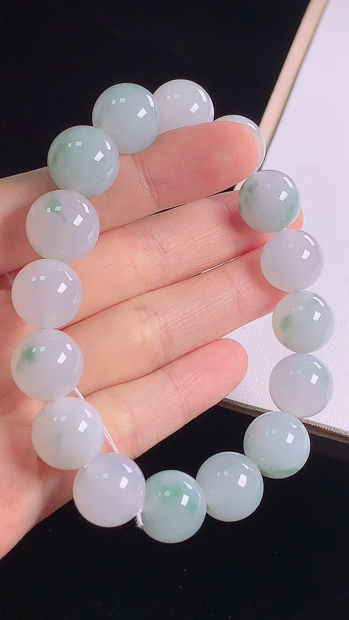 ️冰飘花手链，尺寸:13.2-13.2mm 21