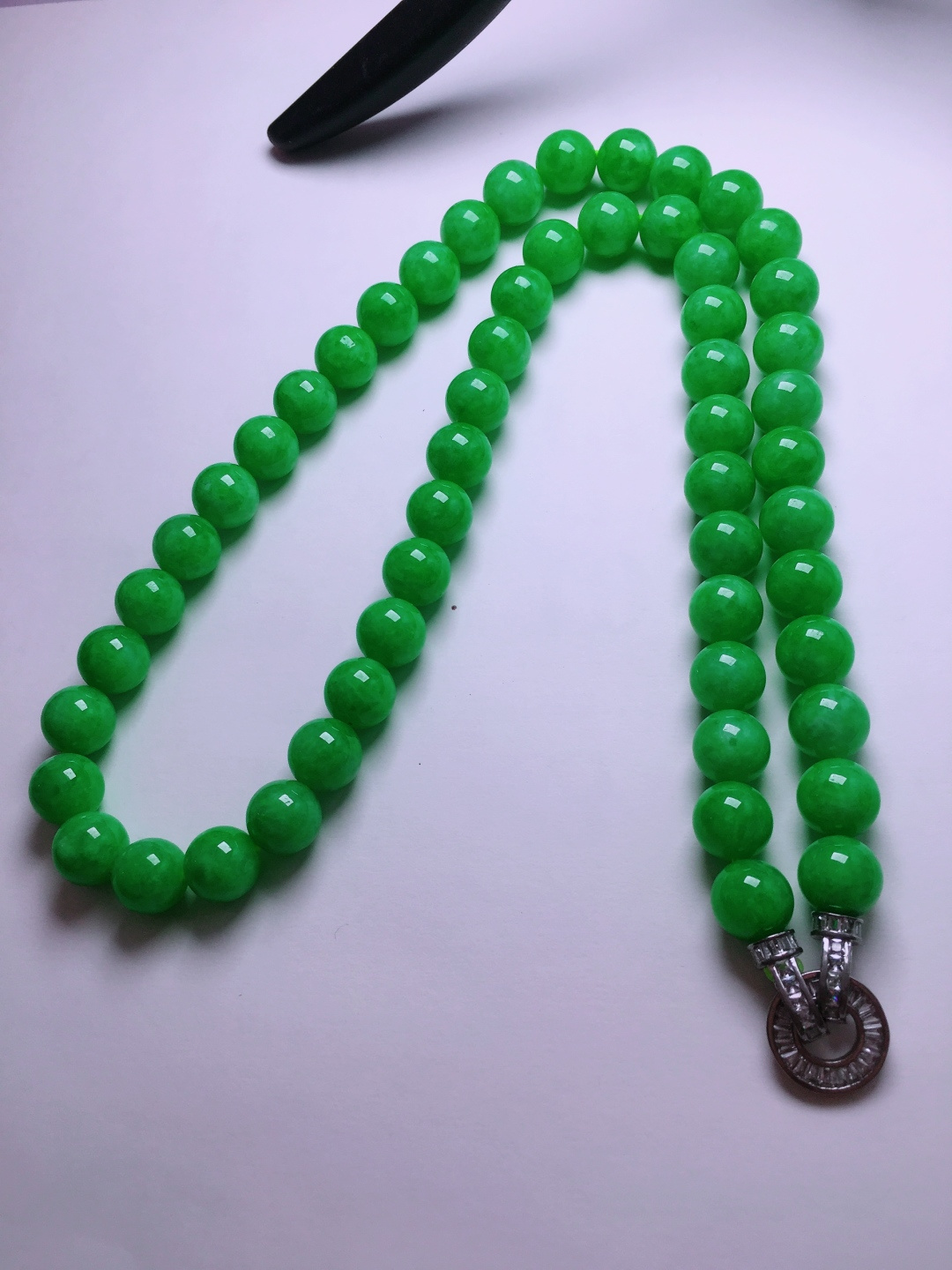 ️绿珠子项链，晶莹剔透，新颖时尚，10.6-11