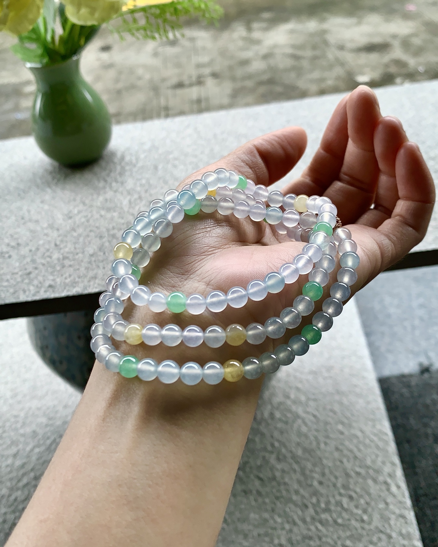 ️ 【多宝珠链】 尺寸：5.6/6 共110颗 温润有方，美玉藏韵