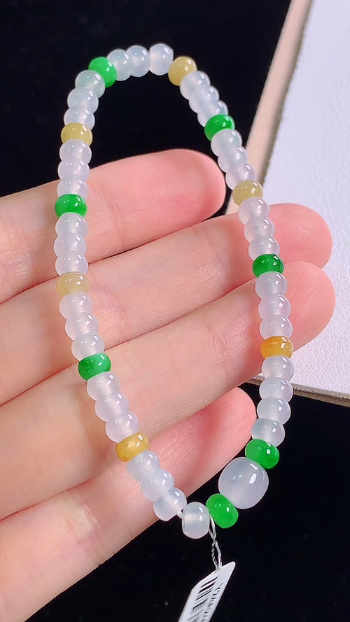 ️多彩手链，尺寸:6.5-6.3mm 25