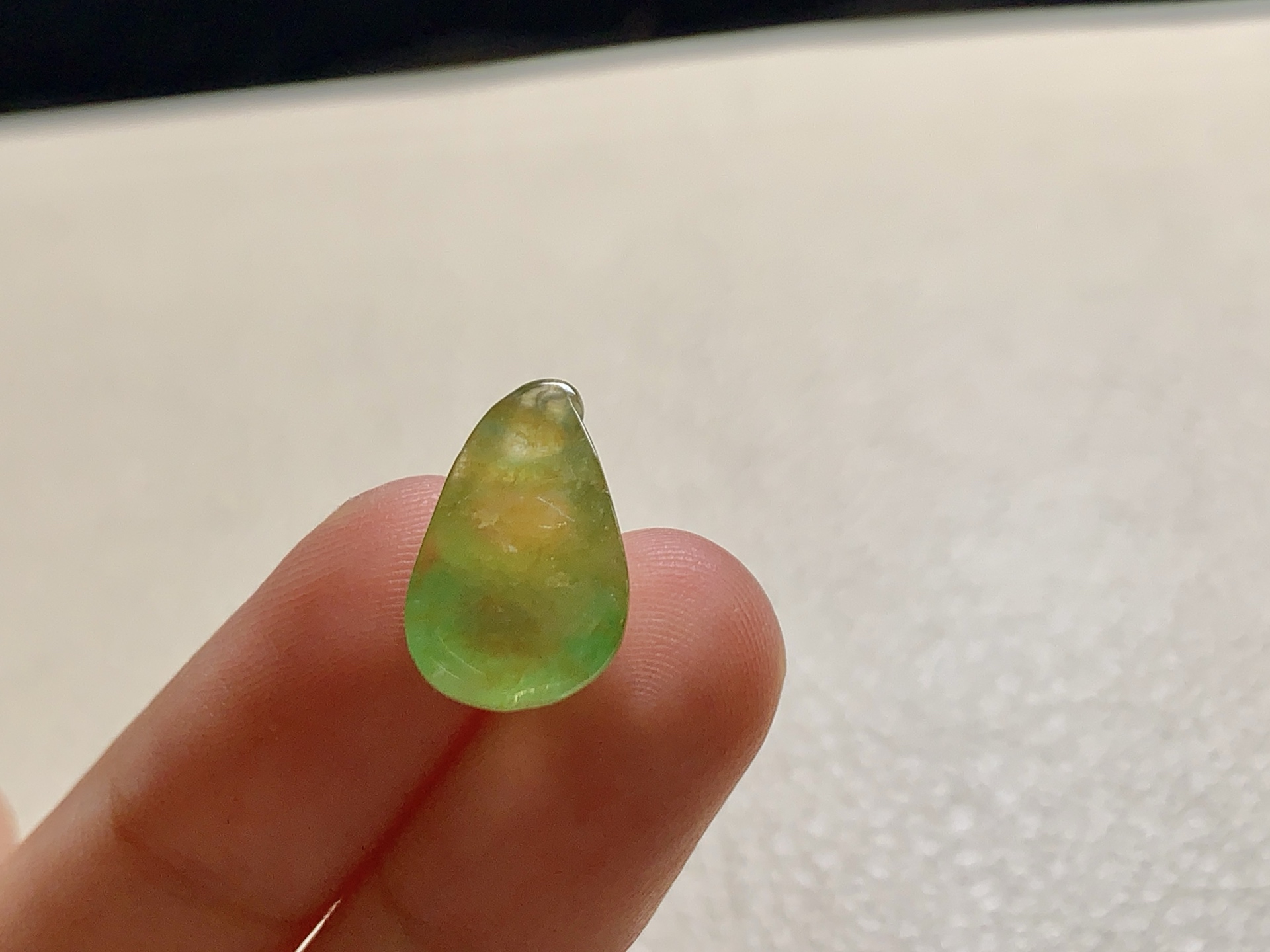 ️ 【黄飘绿福豆】 尺寸：16.4×9.8×5.2