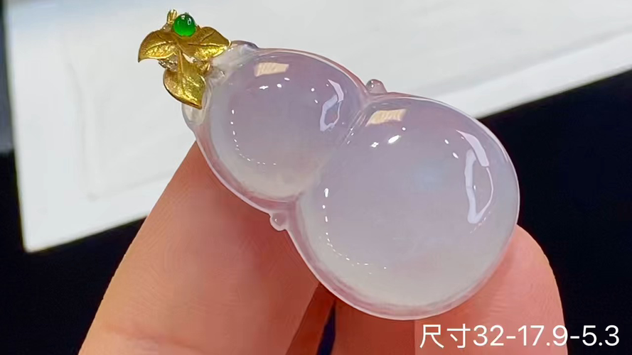18k金+钻葫芦吊坠，无裂，捡漏的来哦，32-17.9-5.3