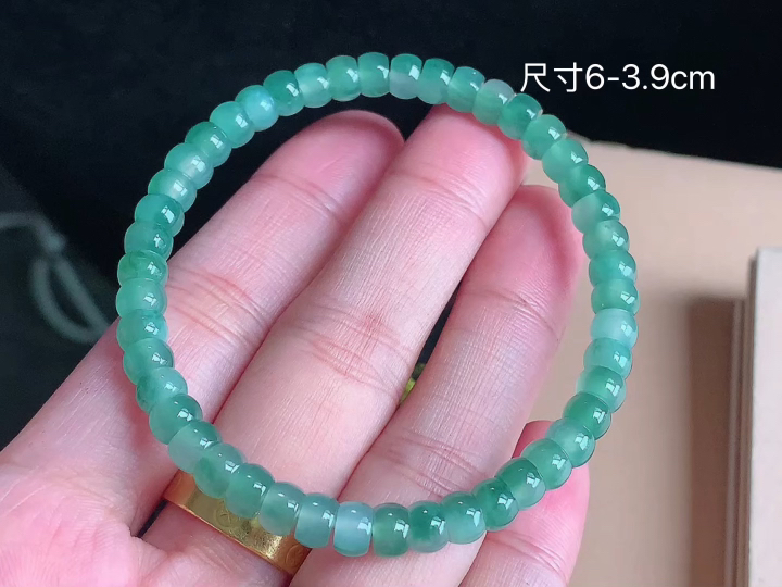 冰飘花手串 ,尺寸，6-3.9